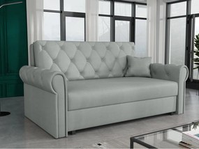Canapea extensibilă Clovea Roma III (Gri) (cu sp. depozitare). Promo -16%. 1105520