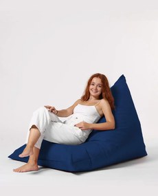 Fotoliu puf pentru grădină Pyramid Big Bed Pouf - Dark Blue
