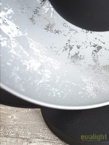 Lampa design retro diametru 40cm Studio negru/ argintiu A-37222 VC