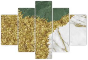 Tablou - Marmură verde N⁰2 (150x105 cm)