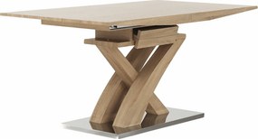Masă dining,  stejar, 160-200x90 cm, BONET NEW TIP 2