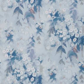 Tapet Cascade, Cornflower Blue Luxury Floral, 1838 Wallcoverings, 5.3mp / rola