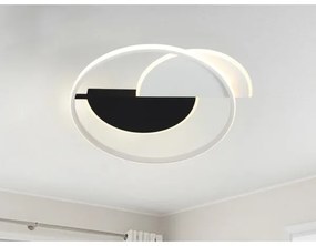 Plafonieră LED dimabilă LED/70W/230V 3000-6500K alb/negru + telecomandă