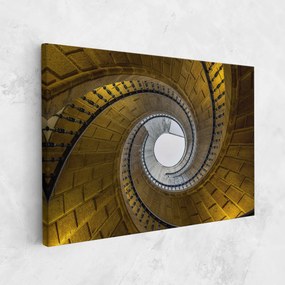 Tablou Canvas, 90x140cm, Dormitor si Living, Abstracte, Iluzii optice, Triple Staircase