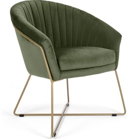 Fotoliu Felice verde 85 H/65/73 cm