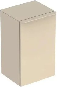 Dulap mediu suspendat Geberit Smyle Square gri nisip 1 usa opritor dreapta 36 cm