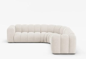 Coltar Lupine 5 locuri chenille Eden L280 cm