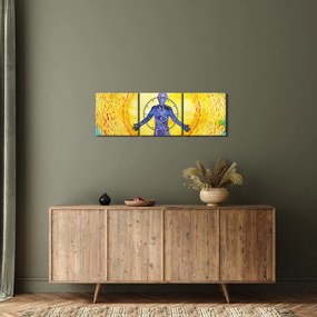 Tablou - Puterea spiritului (cu ceas) (90x30 cm)