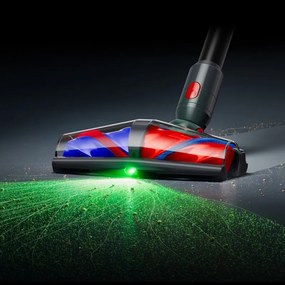 Aspirator vertical Dyson V10 Konical Moulded 419634-01, 150AW, 0,5 l, 60 min, 110 000 rpm, 3 moduri, HEPA, Golire igienica, Fara incurcaturi, Negru