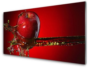 Tablouri acrilice Apple a apei Bucătărie Roșu