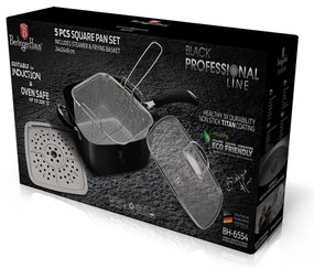RESIGILAT - Tigaie patrata multifunctionala Black Berlinger Haus BH 6554
