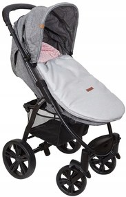 ShopJK SAC PENTRU CĂRUCIOR PRIMĂVARĂ/TOAMNĂ GRI - ROZ - 017372