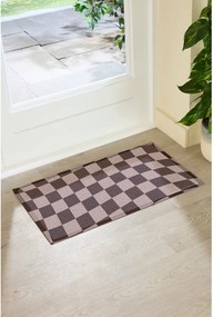 Covoraș de intrare din PVC 40x70 cm Checkerboard – Artsy Doormats
