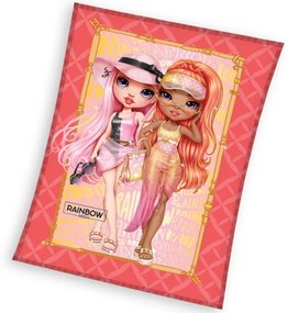 Carbotex Pătură pentru copii Rainbow High SummerStyle, 130 x 170 cm