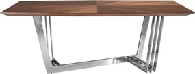 Masa dining eleganta design LUX Walnut Veneered 220x110cm