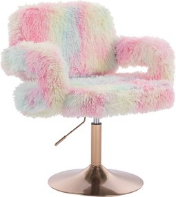 HR8403N Scaun Plus Curcubeu cu Bază Aurie