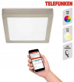 Plafonieră LED RGBW Telefunken 309602TF LED/18W/230V 2700-6500K Wi-Fi Tuya