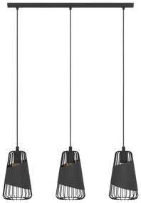 Eglo 49448 - Lustră pe cablu AUSTELL 3xE27/60W/230V