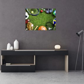 Tablou pe sticlă - Sport (70x50 cm)