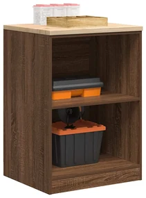 vidaXL Dulap de depozitare pentru garaj Stejar maro 60x51x85 cm
