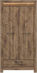 Dulap TORIN, stejar ribbecK, PAL, cu 2 usi si un sertar, 102x62x200 cm