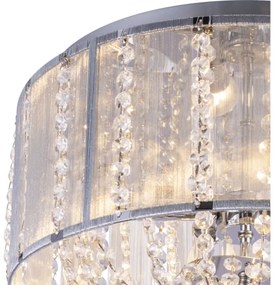 Globo 15091D - Plafonieră de cristal WALLA 4xE14/40W/230V