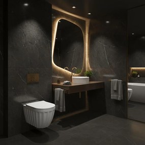 Lavoar pe blat DUO alb