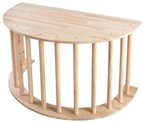 Leagăn în culoare naturală din lemn de pin 60x100x60 cm Montessori – Little Nice Things