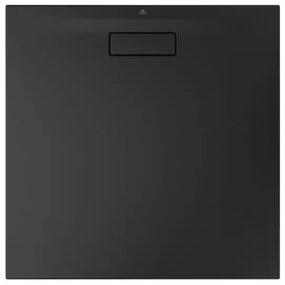 Cadita de dus patrata Ideal Standard Ultra Flat New negru mat 90x90 cm