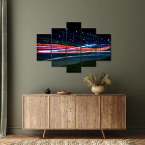 Tabloul orașului nocturn (150x105 cm)