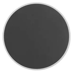 Aplica LED de perete design ambiental CYRCLE 20cm negru