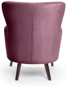 Fotoliu mov wing cu tapițerie din catifea Noemye – Bonami Selection