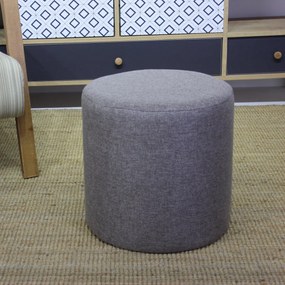 Silindir Taburet Pouf Brown