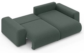 Colțar verde închis extensibil/cu spațiu de depozitare (cu colț variabil) Luma – Ropez