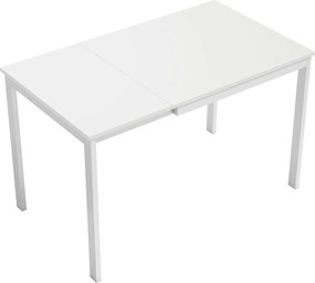 HOMCOM Masă de Sufragerie Extensibilă 80-120 cm pentru 4-6 Persoane, Masă Economisitoare de Spațiu cu Extensie Glisantă, Natural | Aosom Romania