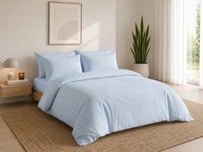 Lenjerie de pat din bumbac LINIE BLUE bleu deschis Dimensiune lenjerie de pat: 70 x 90 cm | 140 x 200 cm