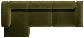 Coltar 4 locuri Bergamo velur reiat L344 cm