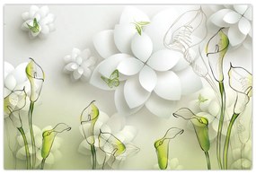 Tablou cu flori (90x60 cm)