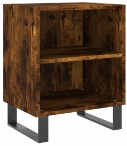 vidaXL Noptieră, stejar fumuriu, 40x30x50 cm, lemn compozit