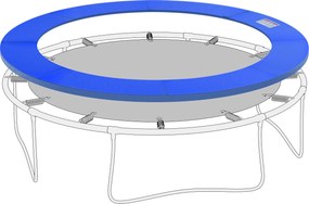 HOMCOM Bord de Protecție pentru Trambulină, Înveliș PVC Rezistent la Intemperii, Accesorii Siguranță Grădină | Aosom Romania