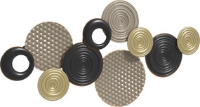 HOMCOM Decorațiune de perete, design 3D, ramă metalică, utilizare versatilă, multicolor | Aosom Romania