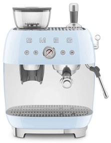 SMEG 50's Retro Style EGF03 Cafetieră cu pârghie cu râșniță de cafea 2 căni Albastru pastel - Smeg