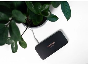 Concept KZ2020 oglindă cosmetică de buzunar culumină LED, negru