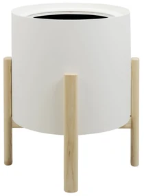 Ghiveci rotund cu auto-irrigare ASHI, diferite variante - Hobby Flower Dimensiuni: Ø 48 x 58, Culoare: albume
