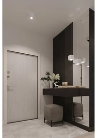 Aplică de perete albă Geo – Sollux