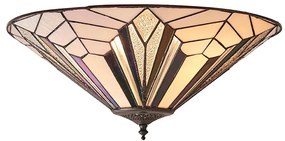 Endon 63935 - Plafonieră Tiffany ASTORIA, 2xE27/60W/230V, Ø 48 cm