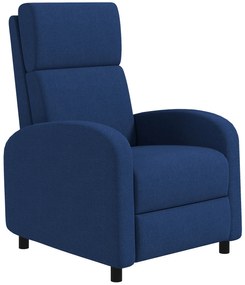 HOMCOM Fotoliu relax fotoliu inclinabil sufragerie fotoliu de relaxare - spătar reglabil până la 160° suport pentru picioare integrat | Aosom Romania