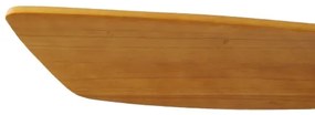 ZEVENTI - Ventilator de tavan MARE LED, 24W/230V, Wi‑Fi Tuya, finisaj stejar + telecomandă