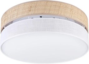 Plafonieră LED SIRJA BOHO, 36W/230V, Ø 45 cm, bej/alb