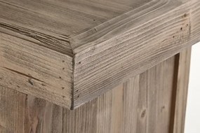 Bufet, natur, din lemn masiv reciclat, „Étable”